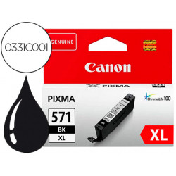 INK-JET CANON CLI-571BK XL PIXMA TS5051 / 5053 / 5055 / 6050 / 6051 / 6052 / 8051 / 8052 / 9050 / 90