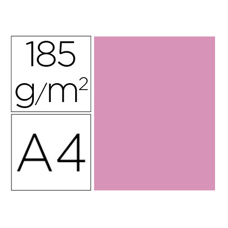 CARTULINA GUARRO DIN A4 ROSA CHICLE 185 GR CARTULINA GUARRO DIN A4 ROSA CHICLE 185 GR