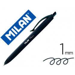 BOLIGRAFO MILAN P1 RETRACTIL 1 MM TOUCH NEGRO