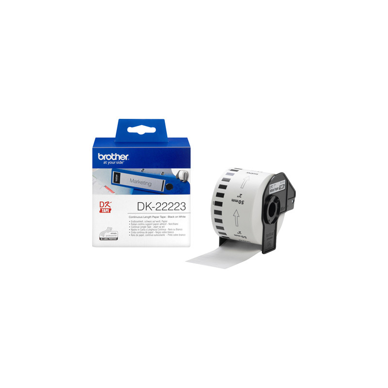 Brother DK-44205 labels | 62 mm x 30,48 m | incl brother houder