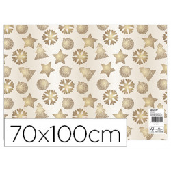 PAPEL FANTASIA ANCOR NAVIDAD 70 X 100 CM 80 GR MODELO 22