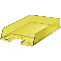 BANDEJA SOBREMESA ESSELTE PLASTICO COLOUR ICE COLOR AMARILLO 254X61X350 MM