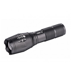 LINTERNA Q-CONNECT TELESCOPICA ALUMINIO 5W MODO ALUMBRADO ALTO MEDIO BAJO ESTROBOSCOPIO SOSAPAGADO 3