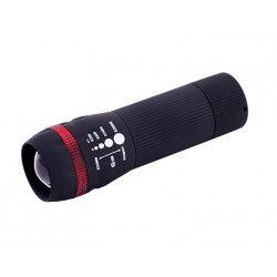 LINTERNA Q-CONNECT KF18749 PLASTICO CON ZOOM 1 VATIO MODO ALUMBRADO ENCENDIDO APAGADO INCLUYE 3 PILA