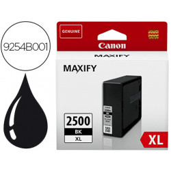 INK-JET CANON PGI 2500 XL MAXIFY IB4050 / MB5050 / MB5155 / MB5350 / MB5450 NEGRO 2500 PAGINAS