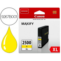 INK-JET CANON PGI 2500 XL MAXIFY IB4050 / MB5050 / MB5150 / MB5155 / MB5350 / MB5450 AMARILLO 1520 P