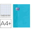 CUADERNO ESPIRAL OXFORD EBOOK 1 TAPAEXTRADURA DIN A4+ 80 HOJAS CUADRO 5 MM CON MARGEN BEBE TOUCH