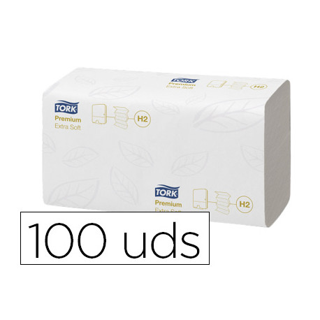 TOALLA SECAMANOS TORK XPRESS EXTRASUAVE ENGARZADA 2 CAPAS 34X21,2 CM PAQUETE DE 100 UNIDADES TOALLA SECAMANOS TORK XPRESS EXTRASUAVE ENGARZADA 2 CAPAS 34X21,2 CM PAQUETE DE 100 UNIDADES