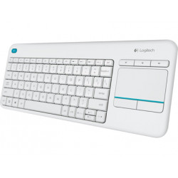 TECLADO LOGITECH K400 PLUS INALAMBRICO TOUCH PAD BLANCO