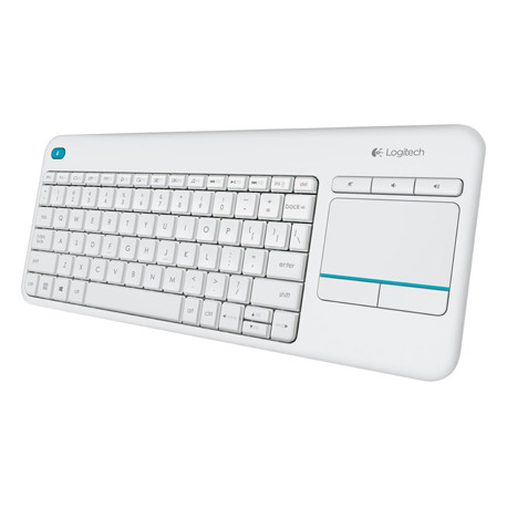 TECLADO LOGITECH K400 PLUS INALAMBRICO TOUCH PAD BLANCO TECLADO LOGITECH K400 PLUS INALAMBRICO TOUCH PAD BLANCO