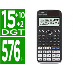 CALCULADORA CASIO FX-991SPX II CLASSWIZZ CIENTIFICA 576 FUNCIONES 9 MEMORIAS 15+10+2 DIGITOS CODIGO 