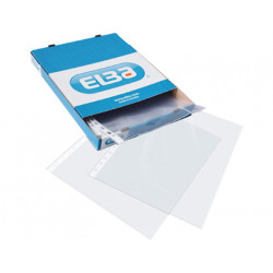 FUNDA MULTITALADRO ELBA STANDARD FOLIO 70 MICRAS CRISTAL CAJA DE 100 UNIDADES