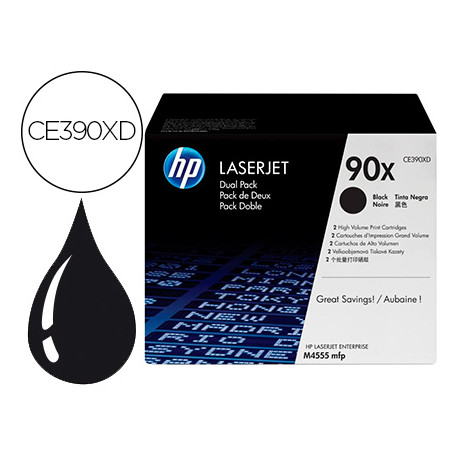 NEW SEALED BOX HP LaserJet CE390XC 90X Black Toner Cartridge M4555 MFP M602 M603 885631892077
