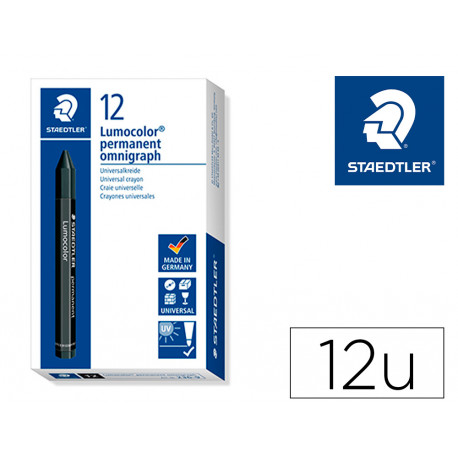 STAEDTLER Lot De 6 Marqueurs à Sec Permanent Lumocolor