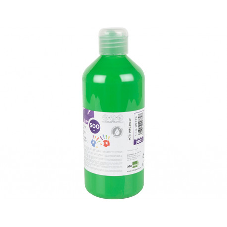PINTURA DEDOS LIDERPAPEL BOTELLA DE 500 ML VERDE PINTURA DEDOS LIDERPAPEL BOTELLA DE 500 ML VERDE