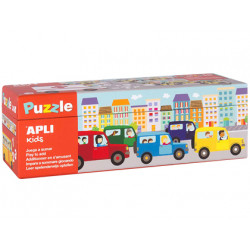 PUZLE APLI KIDS SUMAS TRANSPORTES 30 PIEZAS