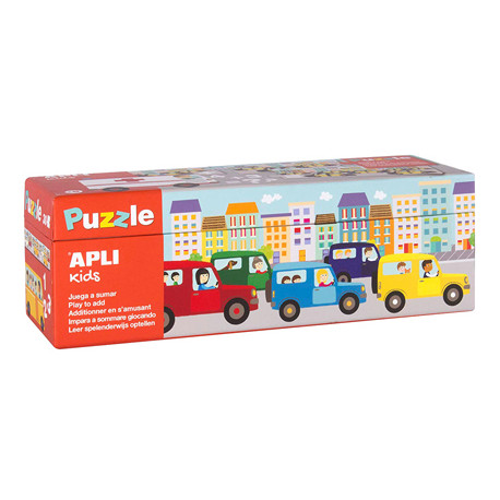 PUZLE APLI KIDS SUMAS TRANSPORTES 30 PIEZAS