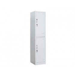TAQUILLA METALICA SIE 2 PUERTA MODULO CONTINUACION GRIS TEXTURIZADO 1830X450X380 MM