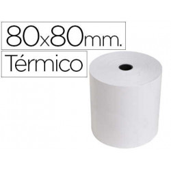 ROLLO SUMADORA EXACOMPTA TERMICO 80 MM X 80 MM 55 G/M2 SIN BISFENOL A