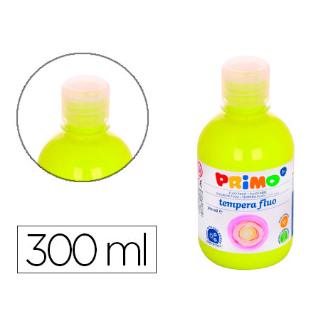 TEMPERA LIQUIDA PRIMO ESCOLAR 300 ML AMARILLO FLUORESCENTE TEMPERA LIQUIDA PRIMO ESCOLAR 300 ML AMARILLO FLUORESCENTE