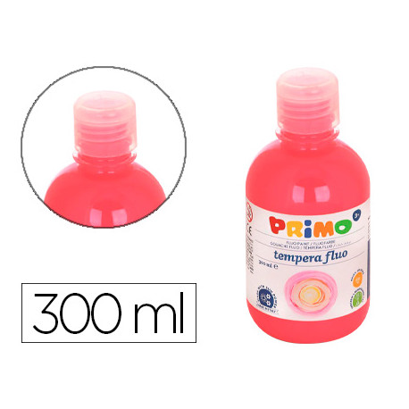 TEMPERA LIQUIDA PRIMO ESCOLAR 300 ML ROSA FLUORESCENTE TEMPERA LIQUIDA PRIMO ESCOLAR 300 ML ROSA FLUORESCENTE