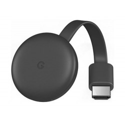 REPRODUCTOR MULTIMEDIA DIGITAL GOOGLE CHROMECAST 3 FULL HD 1920X1080 PIXELES HDMI WIFI Y MICRO USB C