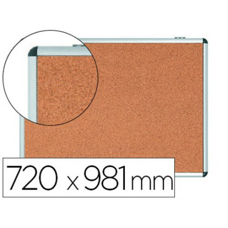 VITRINA DE ANUNCIOS BI-OFFICE FONDO CORCHO DE INTERIOR MARCO DE ALUMINIO 720X981 MM VITRINA DE ANUNCIOS BI-OFFICE FONDO CORCHO DE INTERIOR MARCO DE ALUMINIO 720X981 MM
