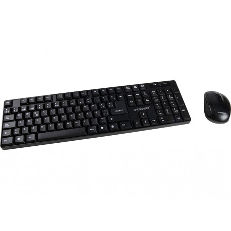 SET TECLADO + RATON INALAMBRICO Q-CONNECT 2.4G NEGRO COMPATIBLE WINDOWS 98 / NT / ME / 2000 / XP / 7 SET TECLADO + RATON INALAMBRICO Q-CONNECT 2.4G NEGRO COMPATIBLE WINDOWS 98 / NT / ME / 2000 / XP / 7