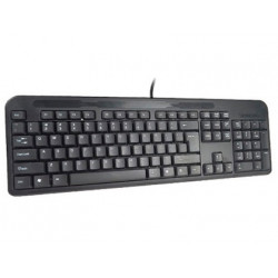 TECLADO Q-CONNECT NEGRO CON CABLE 1,5 M COMPATIBLE WINDOWS 95 / 98 / NT / ME / 2000 / XP / 7 / 8 / V