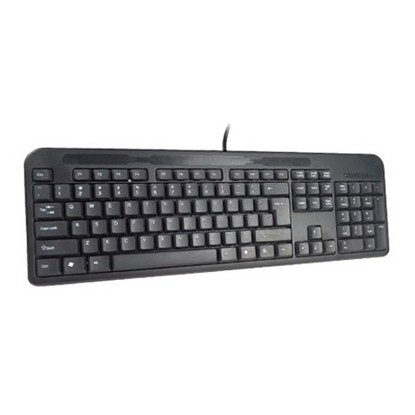 TECLADO Q-CONNECT NEGRO CON CABLE 1,5 M COMPATIBLE WINDOWS 95 / 98 / NT / ME / 2000 / XP / 7 / 8 / V