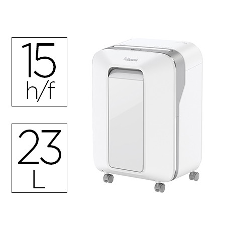 DESTRUCTORA DE DOCUMENTOS FELLOWES LX201 CAPACIDAD DE 12 H SEGURIDAD P5 CLIPS GRAPAS Y TARJETAS 23L DESTRUCTORA DE DOCUMENTOS FELLOWES LX201 CAPACIDAD DE 12 H SEGURIDAD P5 CLIPS GRAPAS Y TARJETAS 23L