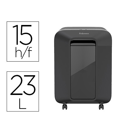 DESTRUCTORA DE DOCUMENTOS FELLOWES LX201 CAPACIDAD DE 12H SEGURIDAD P5 GRAPAS CLIPS Y TARJETAS 23 LI DESTRUCTORA DE DOCUMENTOS FELLOWES LX201 CAPACIDAD DE 12H SEGURIDAD P5 GRAPAS CLIPS Y TARJETAS 23 LI