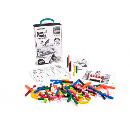 JUEGO MINILAND ACTIVITY REGLETAS FAVORECE LA LOGICA MATEMATICA 375X380X100 MM JUEGO MINILAND ACTIVITY REGLETAS FAVORECE LA LOGICA MATEMATICA 375X380X100 MM