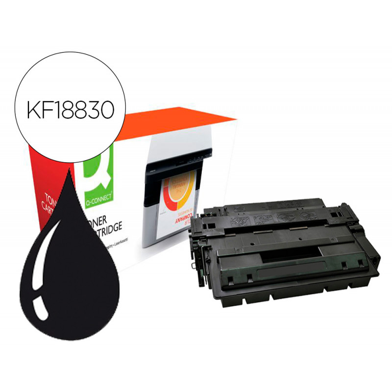 TONER COMPATIBLE Q-CONNECT CANON C724-HY I-SENSYS LBP 6750 / 6780 ALTO RENDIMIENTO NEGRO 12500 PAGIN