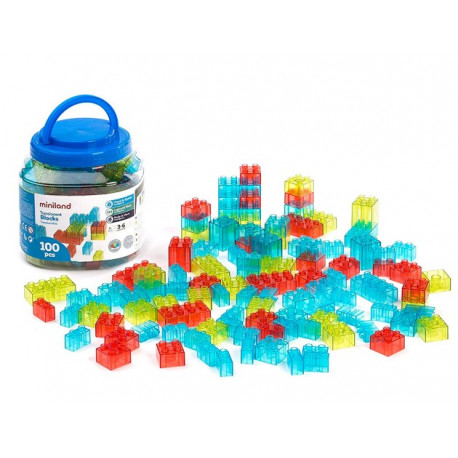 JUEGO MINILAND DE CONSTRUCCION 1000 PIEZAS ENCAJABLES DE DIFERENTES TAMAÑOS Y COLORES 180X180X180 JUEGO MINILAND DE CONSTRUCCION 1000 PIEZAS ENCAJABLES DE DIFERENTES TAMAÑOS Y COLORES 180X180X180