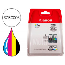 INK-JET CANON 560 PIXMA TS5350 / TS5351 / TS5352 / TS5353 PACK NEGRO AMARILLO CIAN MAGENTA 180 PAGIN