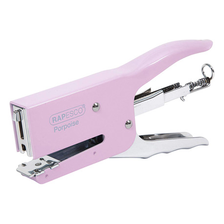 GRAPADORA RAPESCO TENAZA PORPOISE CAPACIDAD 40 HOJAS USA GRAPAS 24/6-8 Y 26/6-8 COLOR ROSA GRAPADORA RAPESCO TENAZA PORPOISE CAPACIDAD 40 HOJAS USA GRAPAS 24/6-8 Y 26/6-8 COLOR ROSA
