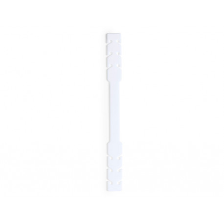 AJUSTADOR SALVAOREJAS MASCARILLA SILICONA FLEXIBLE 3 POSICIONES AJUSTE COLOR BLANCO 19,4X1,8 CM