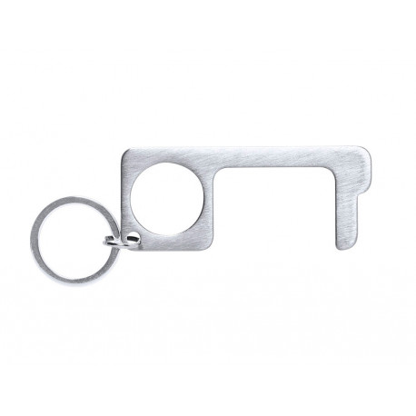 LLAVERO HIGIENICO ANTICONTACTO BIGOX ACERO INOXIDABLE 3,20X7,60 CM LLAVERO HIGIENICO ANTICONTACTO BIGOX ACERO INOXIDABLE 3,20X7,60 CM