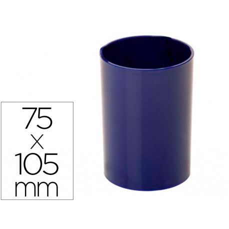 CUBILETE PORTALAPICES ARCHIVO 2000 ANTIMICROBIANO SANITIZED REDONDO AZUL DIAMETRO 75 MM ALTURA 105 M