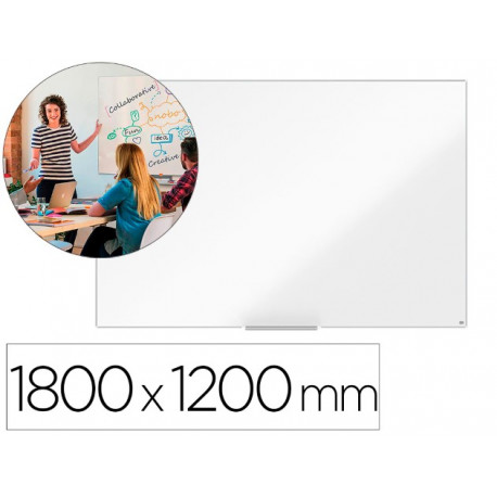 PIZARRA BLANCA NOBO IP PRO ACERO VITRIFICADO MAGNETICO 1800X1200 MM PIZARRA BLANCA NOBO IP PRO ACERO VITRIFICADO MAGNETICO 1800X1200 MM