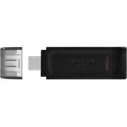 MEMORIA KINGSTON DATA TRAVELER 70 TIPO C 32 GB COLOR NEGRO