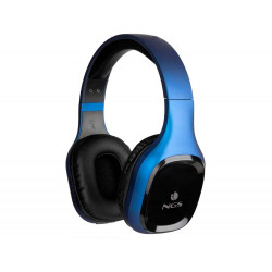 AURICULAR NGS ARTICA SLOTH BLUETOOTH 5.0 CON MICROFONO DIADEMA AJUSTABLE BATERIA 10 HORAS COLOR AZUL