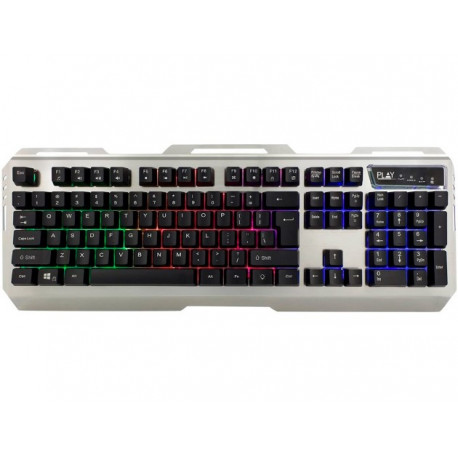 TECLADO EWENT GAMING RETROILUMINADO 12 TECLAS MULTIMEDIA USB QWERTY COLOR ALUMINIO TECLADO EWENT GAMING RETROILUMINADO 12 TECLAS MULTIMEDIA USB QWERTY COLOR ALUMINIO