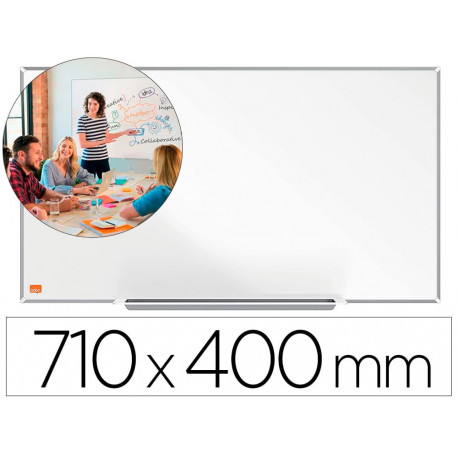 PIZARRA BLANCA NOBO IP PRO 32" LACADA MAGNETICA 710X400 MM