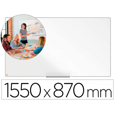PIZARRA BLANCA NOBO IP PRO 70" LACADA MAGNETICA 1550X870 MM PIZARRA BLANCA NOBO IP PRO 70" LACADA MAGNETICA 1550X870 MM