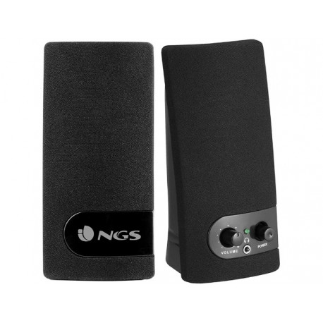 ALTAVOZ NGS MULTIMEDIA 2.0 RMS 2W ALIMENTACION USB CON INTERRUPTOR VOLUMEN COLOR NEGRO ALTAVOZ NGS MULTIMEDIA 2.0 RMS 2W ALIMENTACION USB CON INTERRUPTOR VOLUMEN COLOR NEGRO