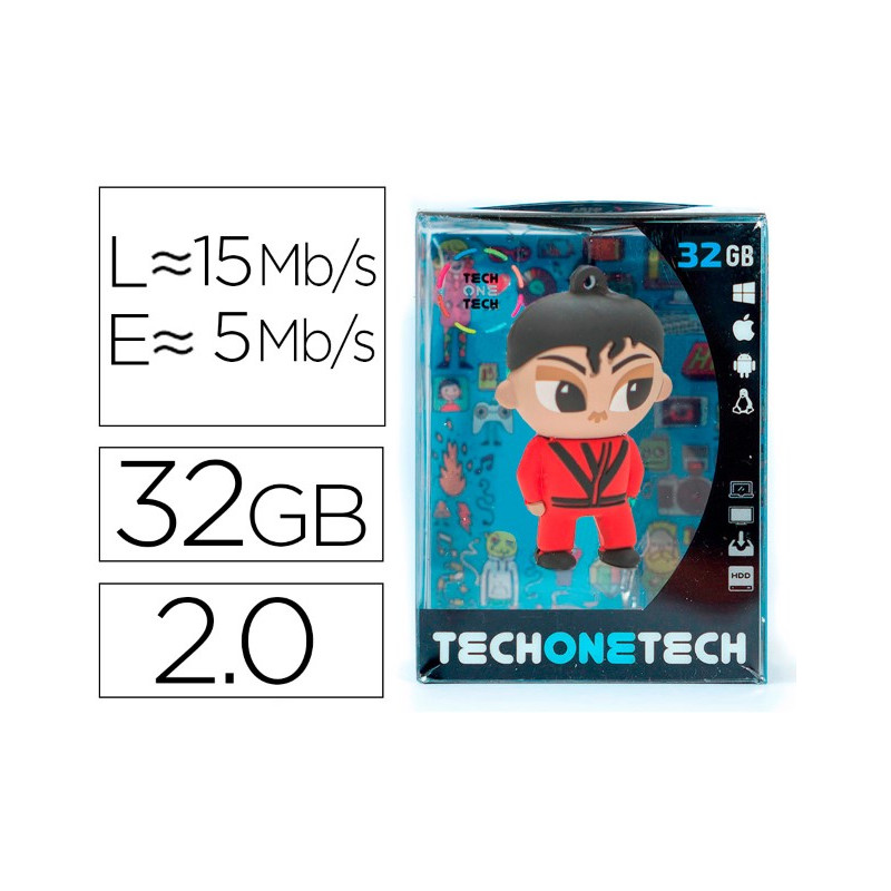MEMORIA USB TECH ON TECH MJ THRILLER 32 GB