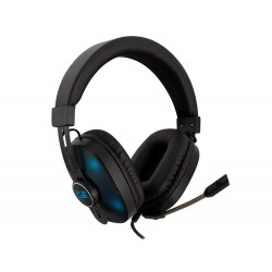 AURICULAR EWENT GAMING CON MICROFONO E ILUMINACION LED RGB CONEXION MINI CLAVIJA / USB COMPATIBLE XB