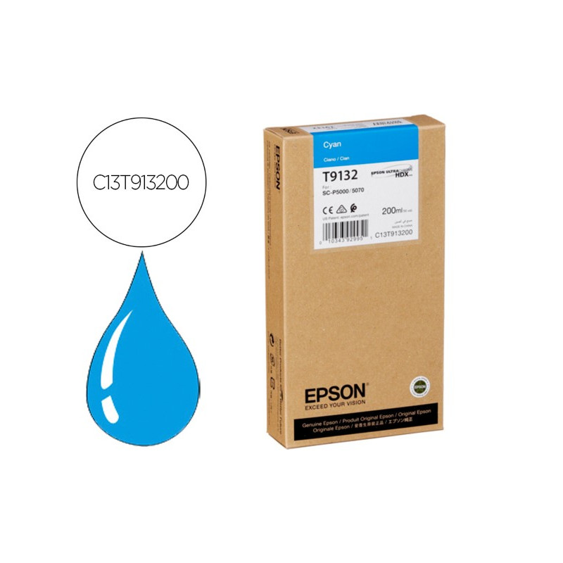 INK-JET EPSON T9132 CIAN INK 200ML